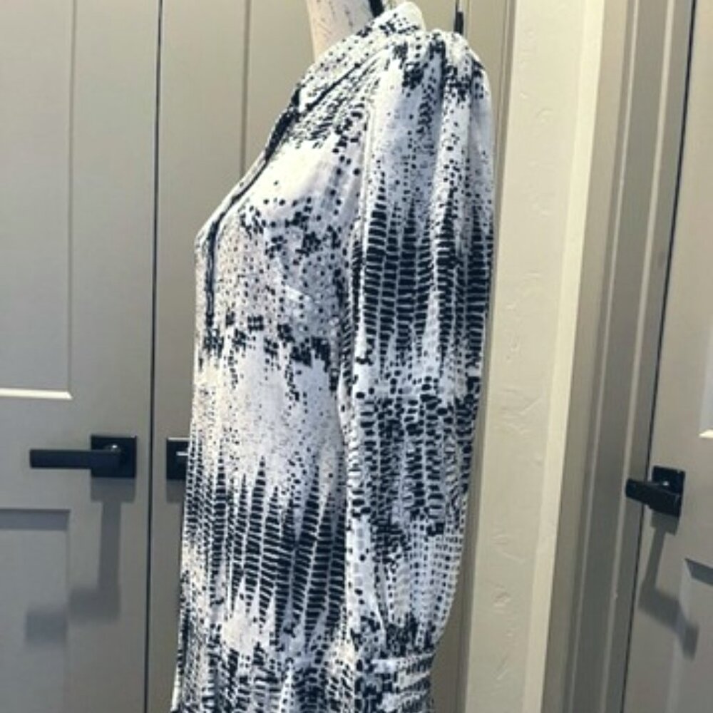 White House/Black Market Godet Long-Sleeved Shirt Dress-Size 6-NWT - Picture 11 of 14